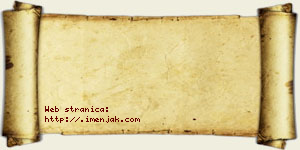 Jovana Tešović vizit kartica